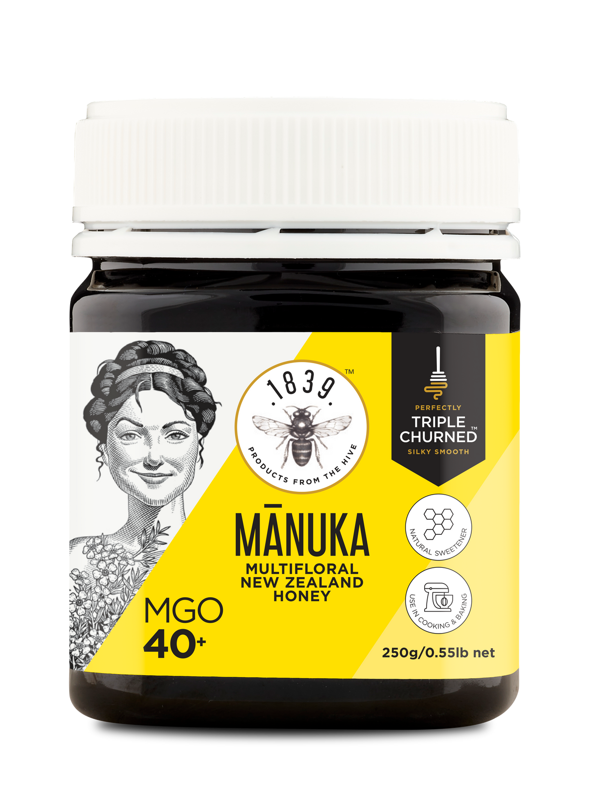 1839 Honey Multifloral Manuka MGO 40+ 250g