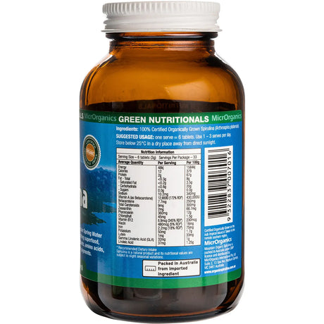 Green Nutritionals Spirulina Powder 225g