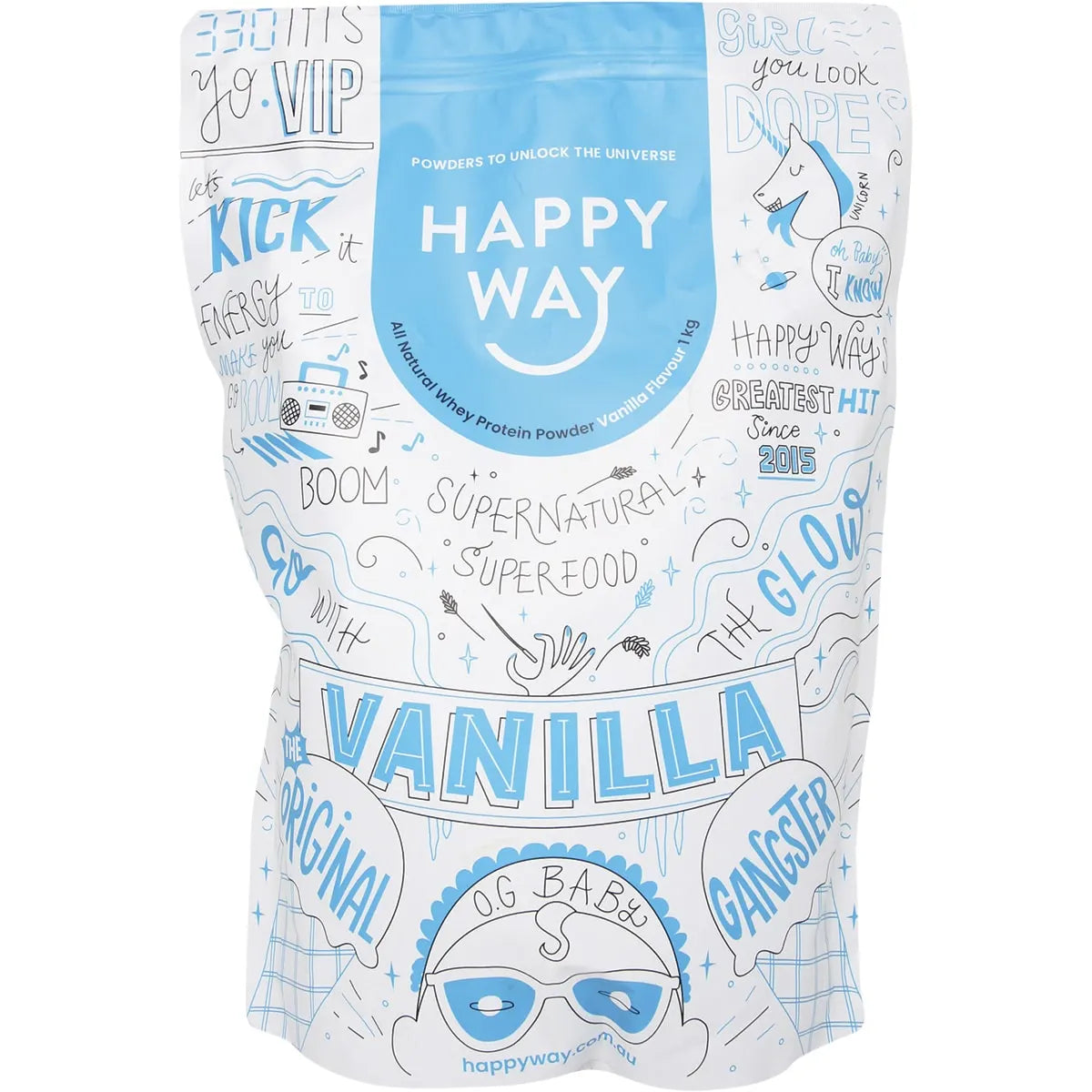 Happy Way Whey Protein Powder Vanilla