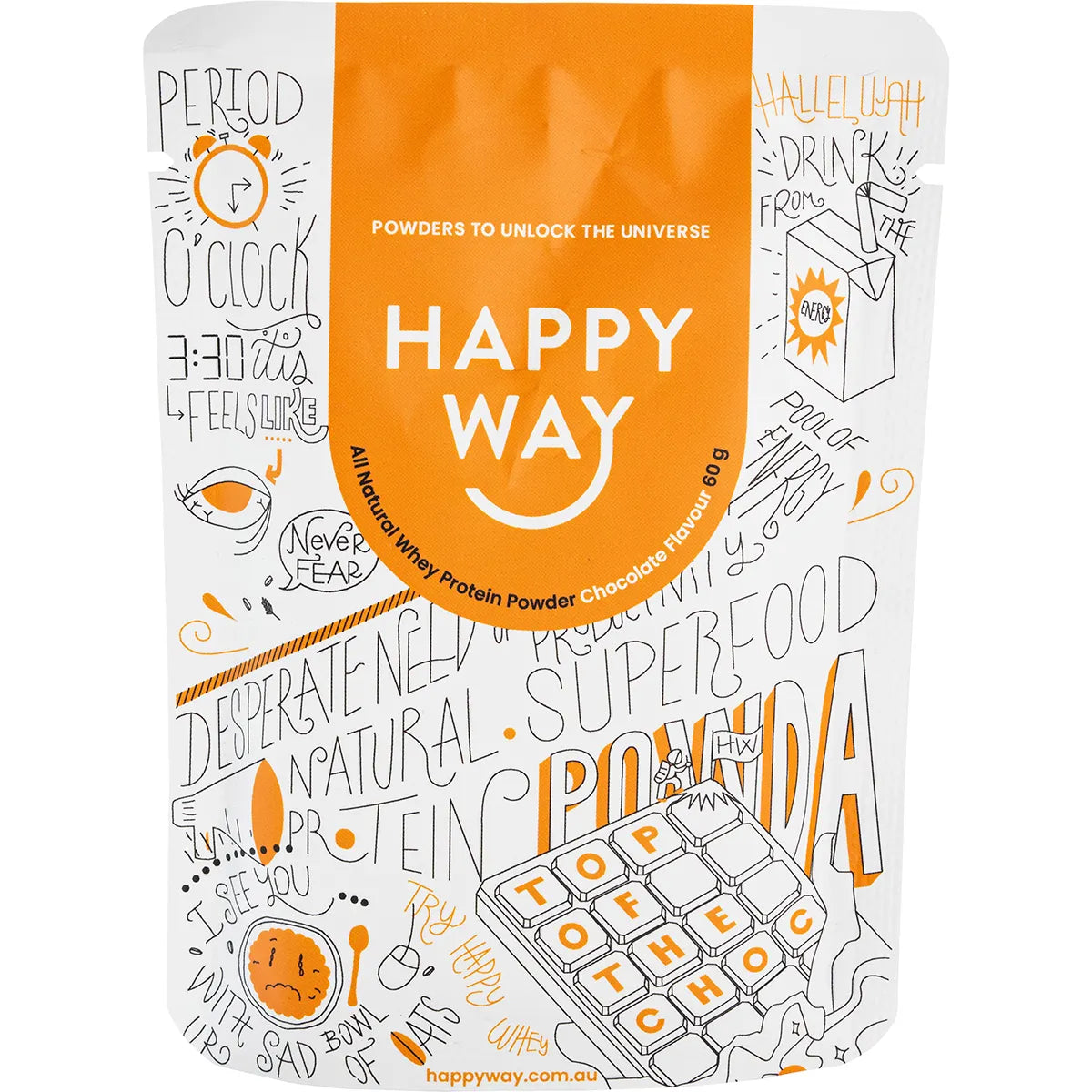 Happy Way Whey Protein Powder Chocolate