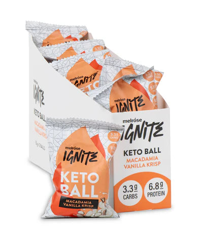 Melrose Ignite Keto Ball Macadamia Vanilla Krisp 35g