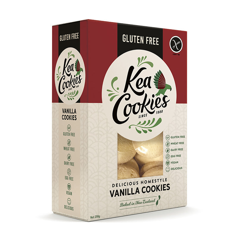 Kea Cookies Gluten Free - Vanilla 250g x 6