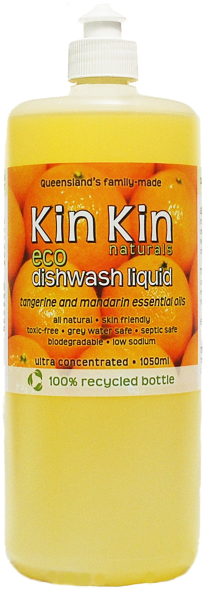 Kin Kin Naturals Eco Dishwash Liquid Tangerine 1050ml