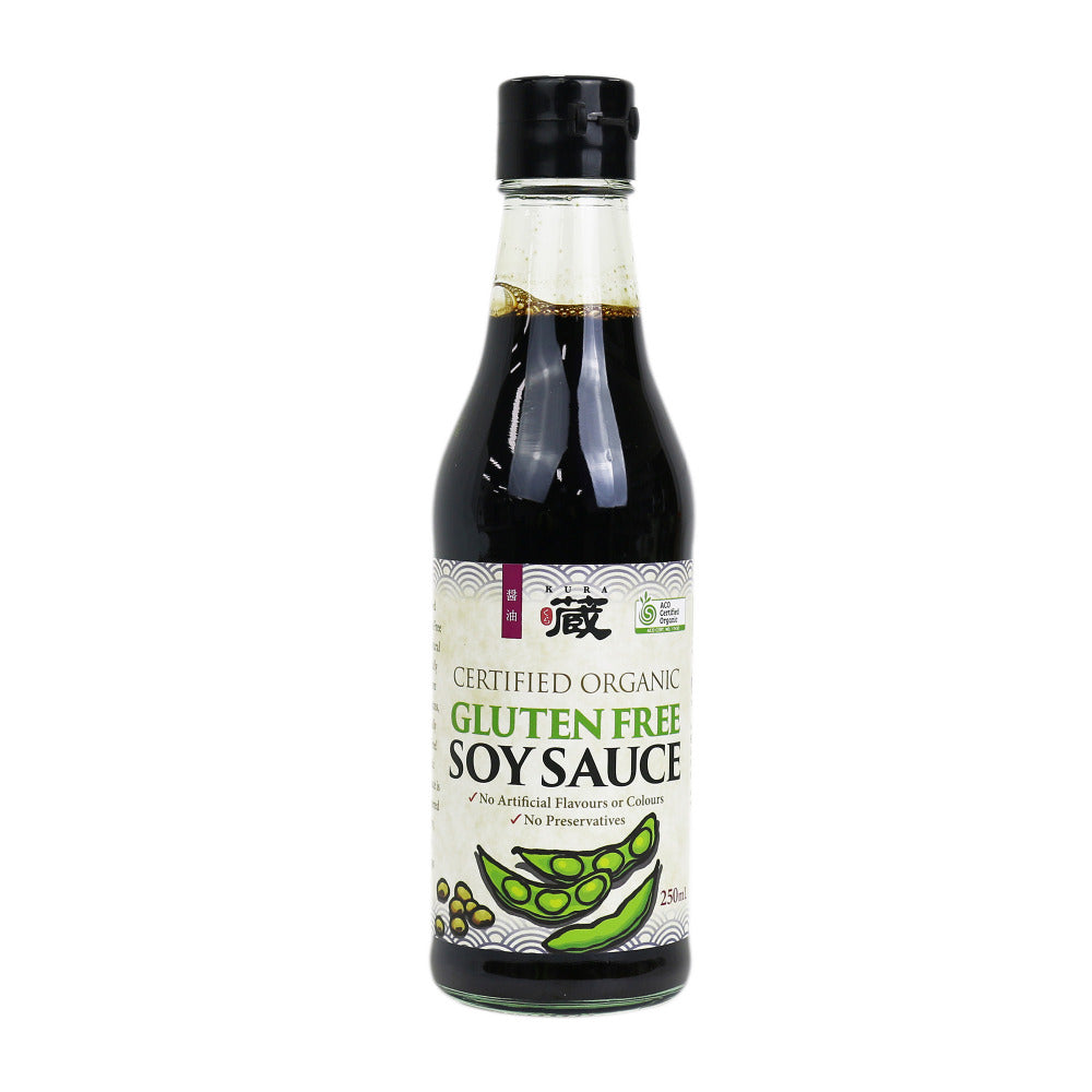 Kura Organic Gluten Free Soy Sauce 250mL