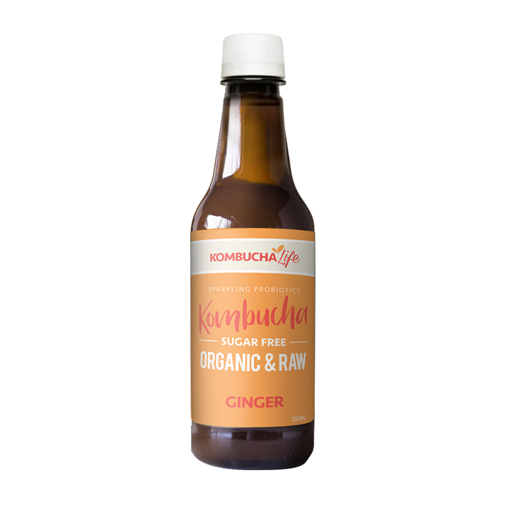 Kombucha Life - Organic & Raw Ginger 350ml 12x350ml