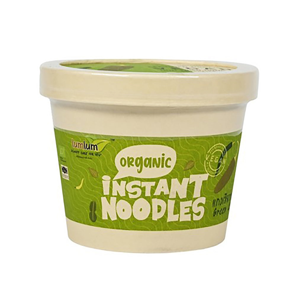 Lum Lum Organic Instant Noodle Green Curry 70g x 12