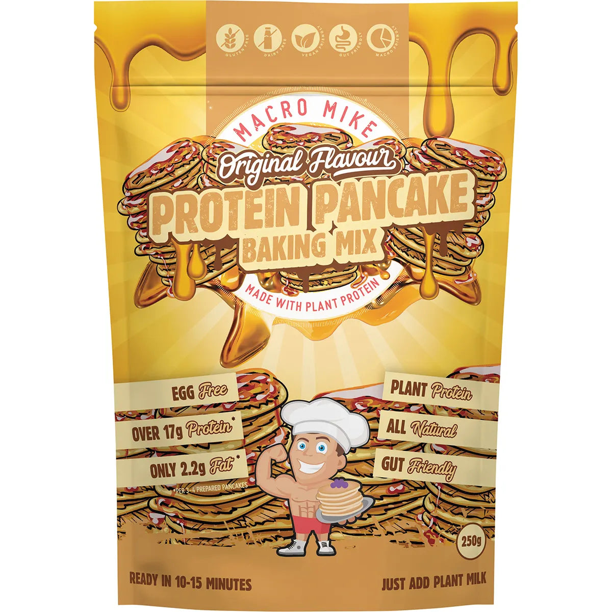 Macro Mike Protein Pancake Baking Mix Original 250g