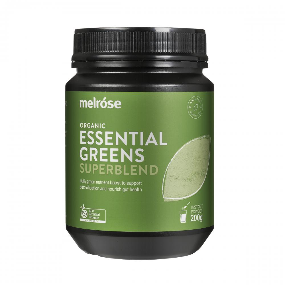 Melrose Organic Essential Greens Superblend Powder 200g