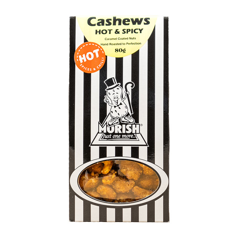 Morish Nuts Caramel Coated Cashews Hot & Spicy 80g