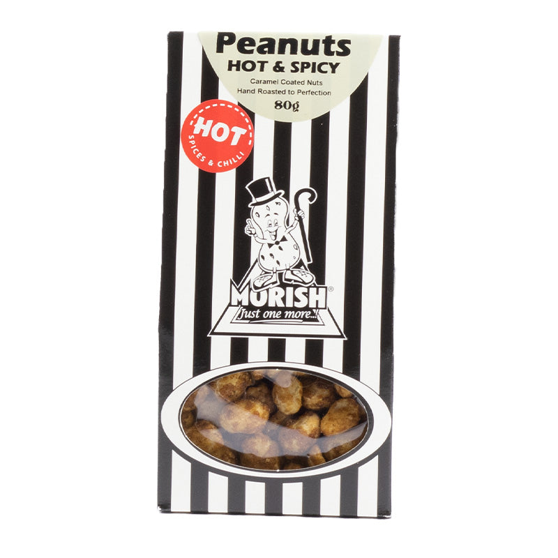 Morish Nuts Caramel Coated Peanuts Hot & Spicy 80g