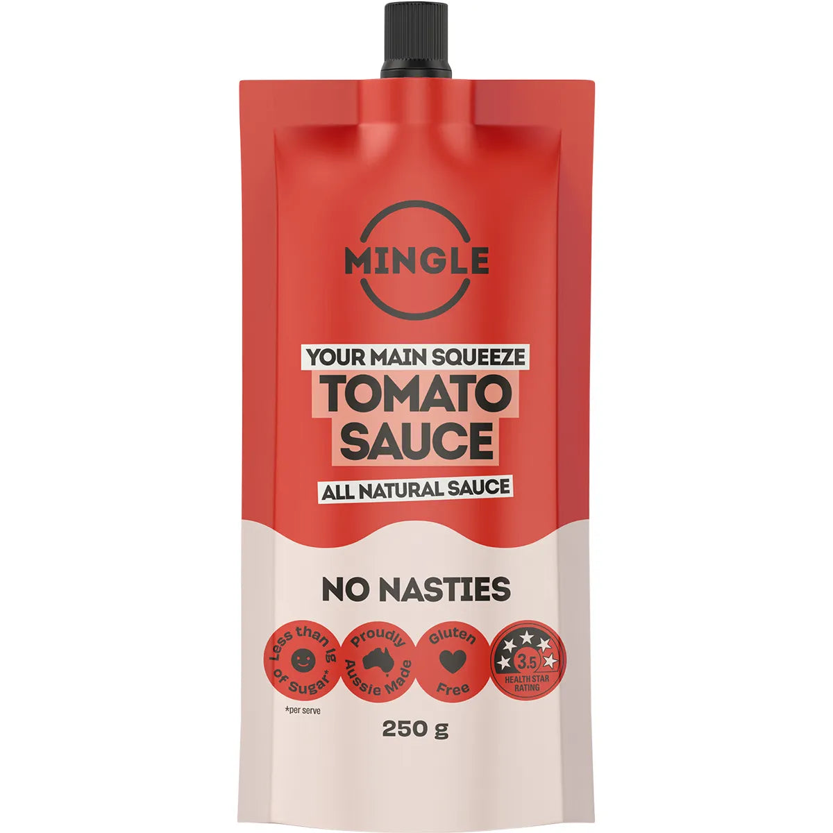 Mingle Tomato All Natural Sauce 250g x 10