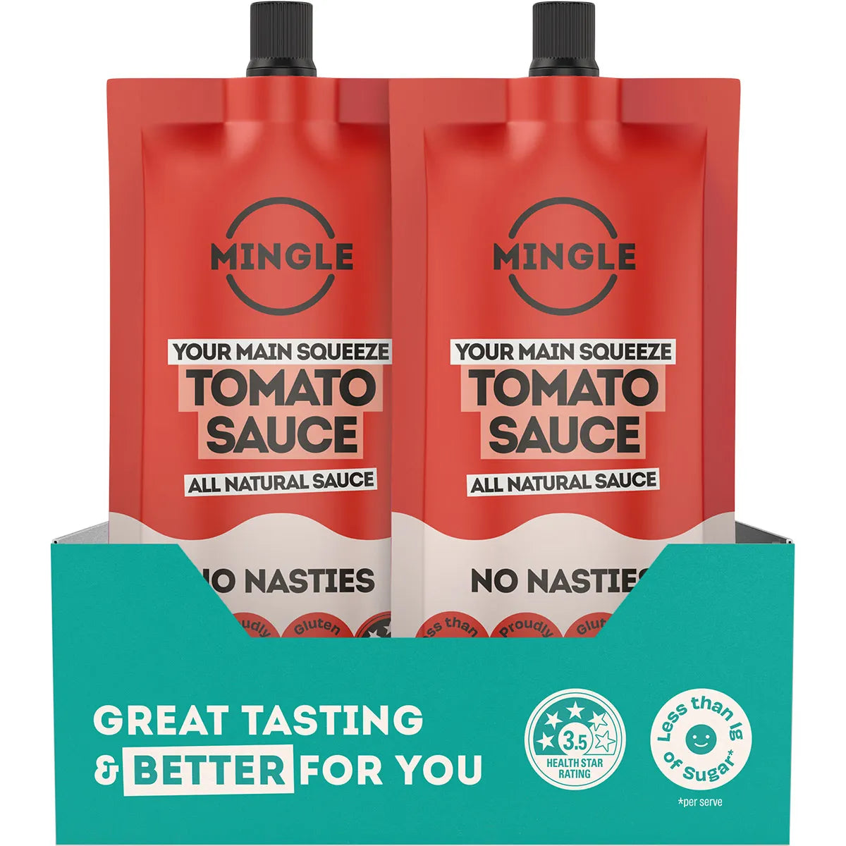 Mingle Tomato All Natural Sauce 250g x 10