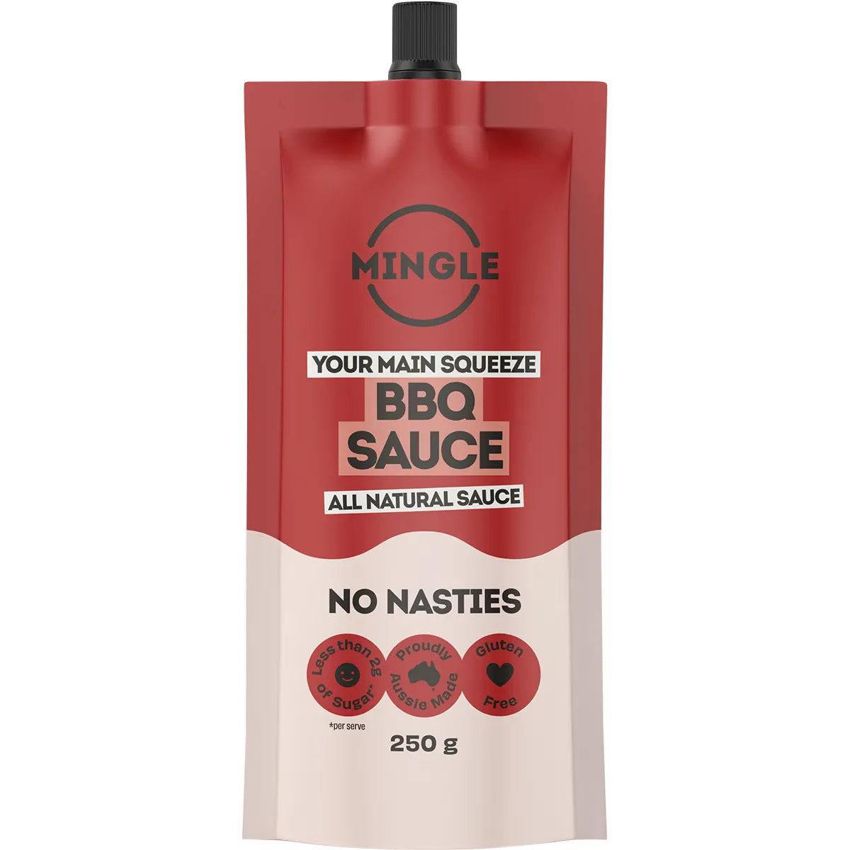 Mingle BBQ All Natural Sauce 250g x 10