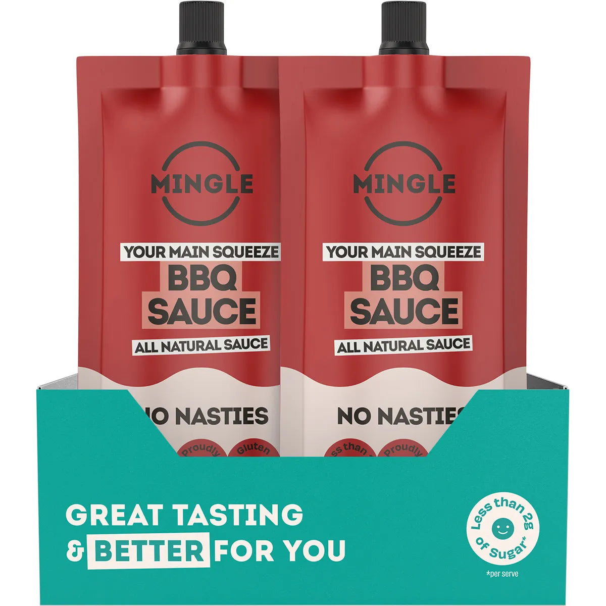 Mingle BBQ All Natural Sauce 250g x 10