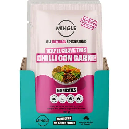 Mingle Chilli Con Carne All Natural Recipe Base 12x35g