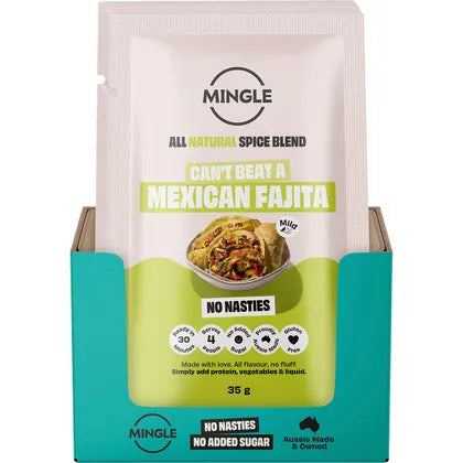 Mingle Mexican Fajita All Natural Recipe Base 12x35g