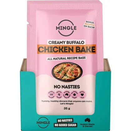 Mingle Buffalo Chicken Bake All Natural Recipe Base 12x35g