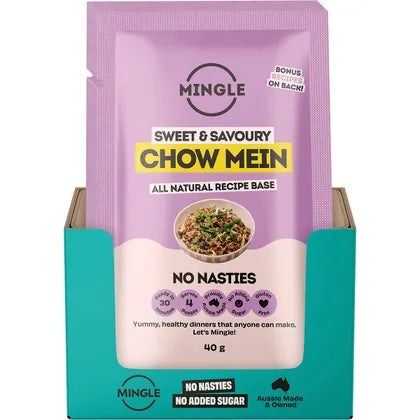 Mingle Chow Mein All Natural Recipe Base 12x40g