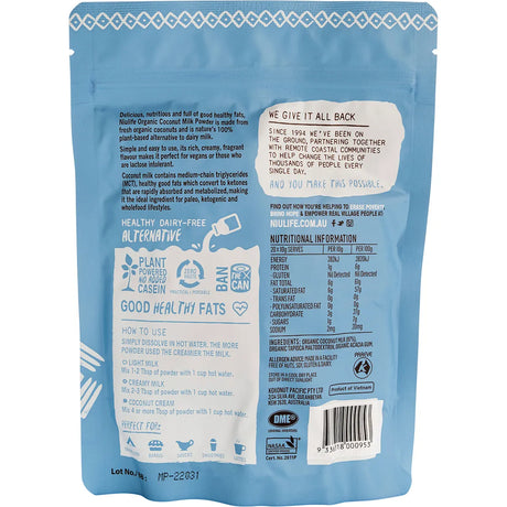 Niulife Coconut Milk Powder - 200g