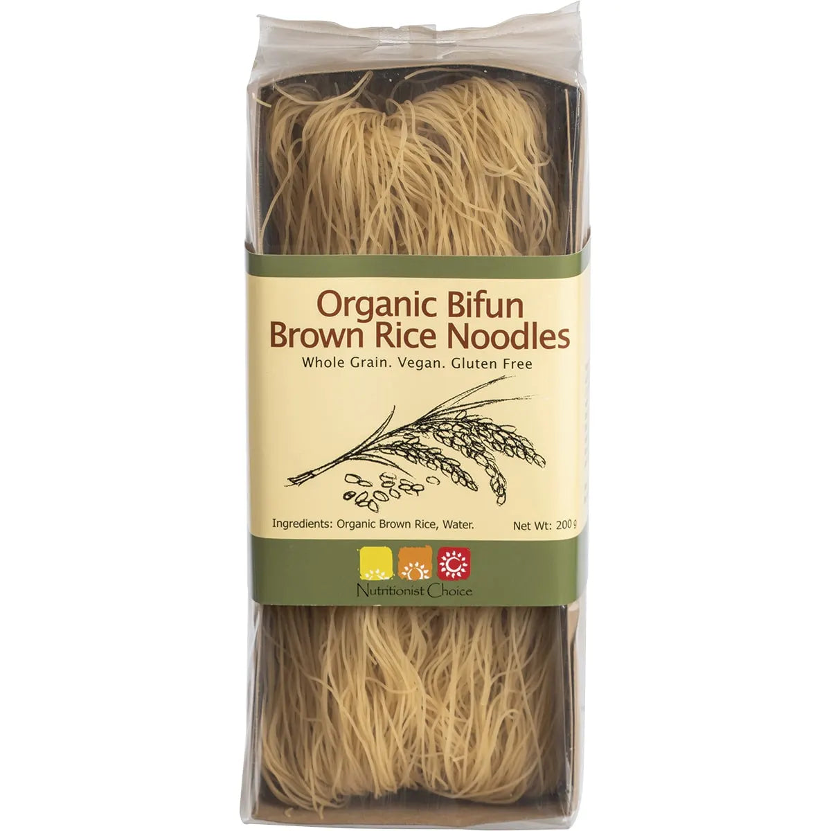 Nutritionist Choice Organic Bifun Brown Rice Noodles 200g