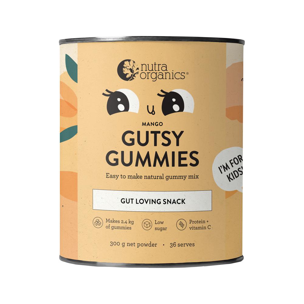 Nutra Organics Gutsy Gummies Mango