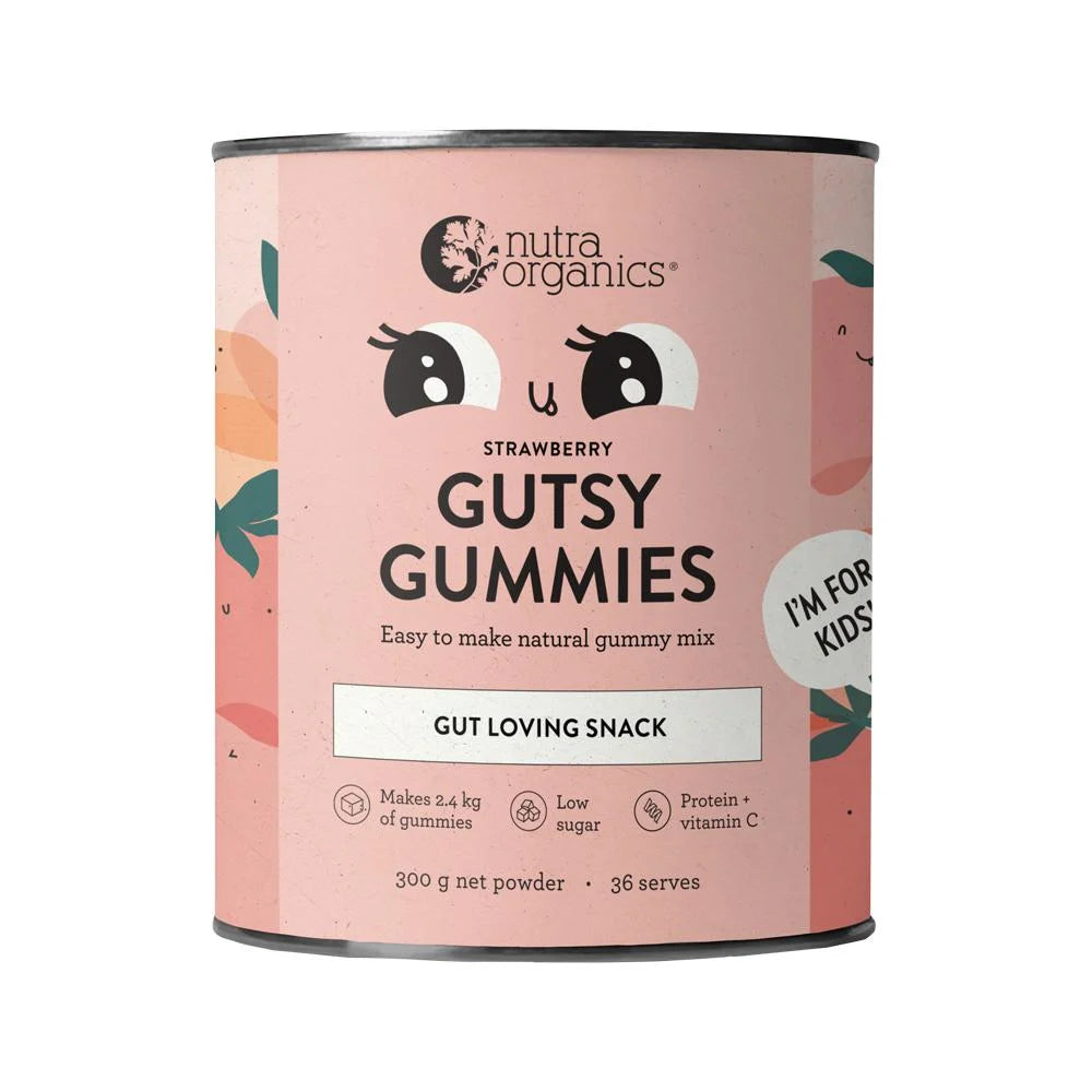 Nutra Organics Gutsy Gummies Strawberry