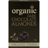 Organic Times Dark Chocolate & Almonds 150g