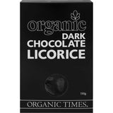 Organic Times Dark Chocolate & Licorice 150g