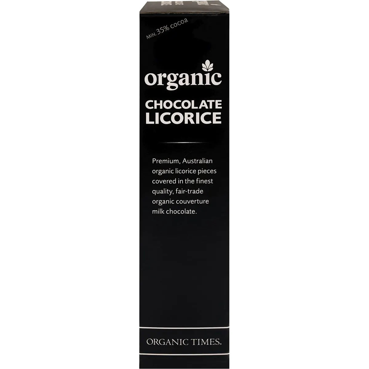 Organic Times Dark Chocolate & Licorice 150g