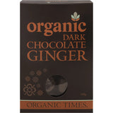 Organic Times Dark Chocolate & Ginger 150g