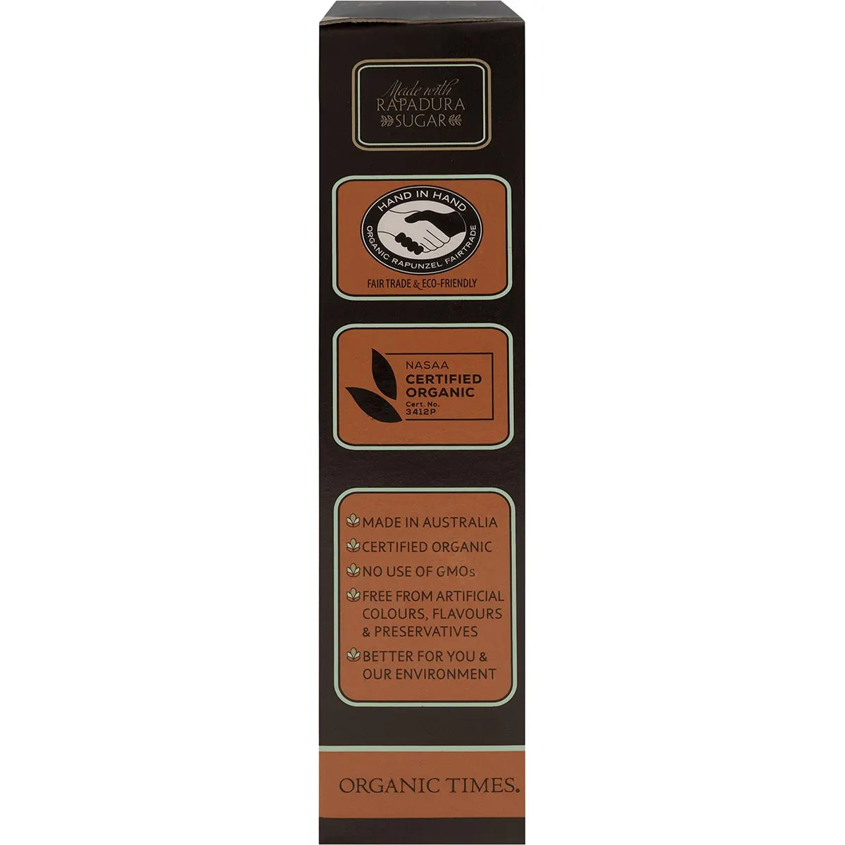 Organic Times Dark Chocolate & Ginger 150g