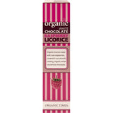 Organic Times White Chocolate Raspberry Licorice 150g