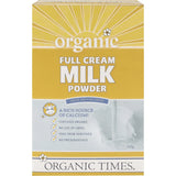 Organic Times Full Cream Milk Powder 300g