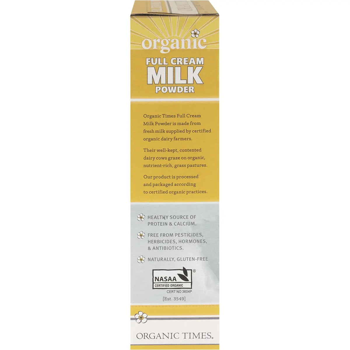 Organic Times Full Cream Milk Powder 300g