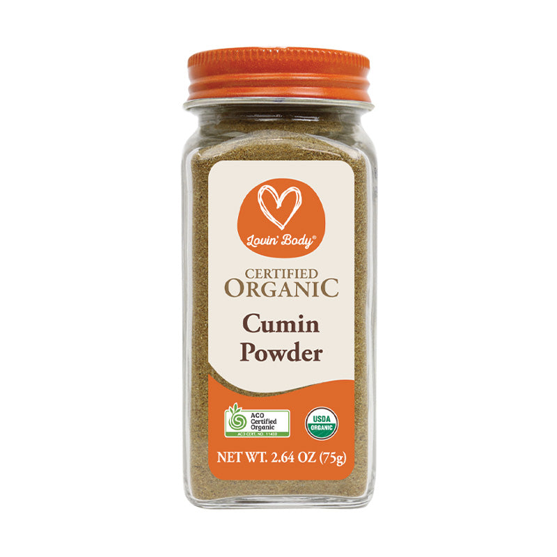 Lovin' Body Certified Organic Cumin Powder 75g