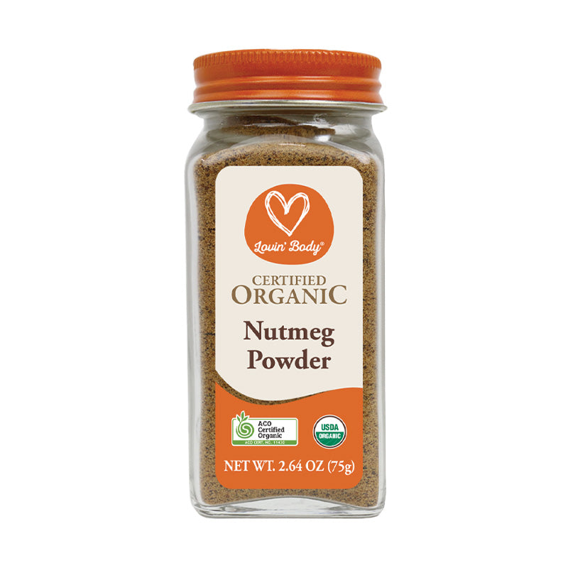 Lovin' Body Certified Organic Nutmeg Powder 75g