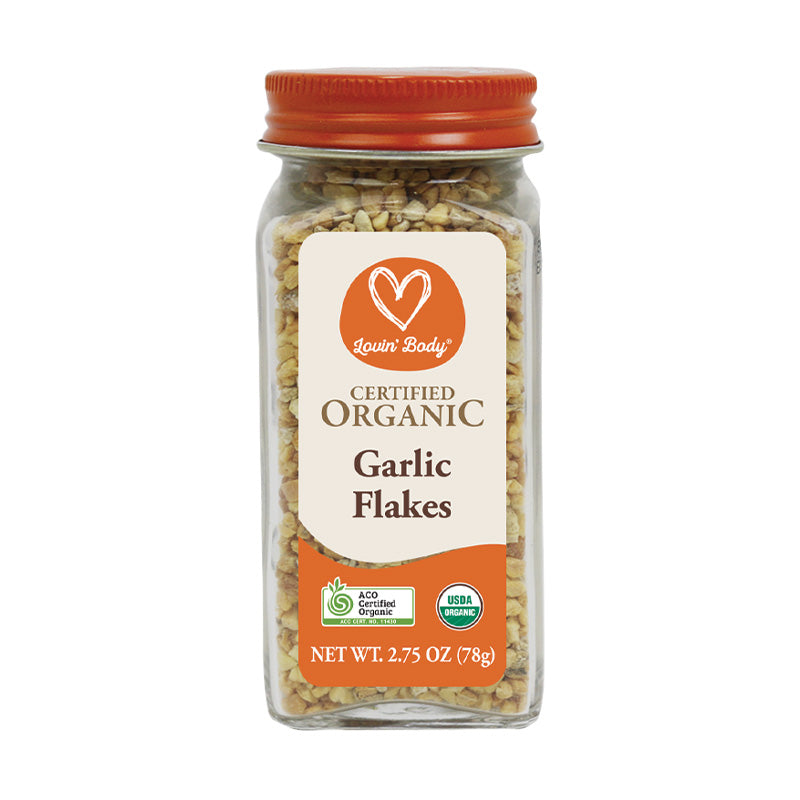 Lovin' Body Certified Organic Garlic Flakes 78g