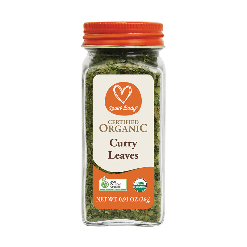 Lovin' Body Certified Organic Curry Leaves 26g