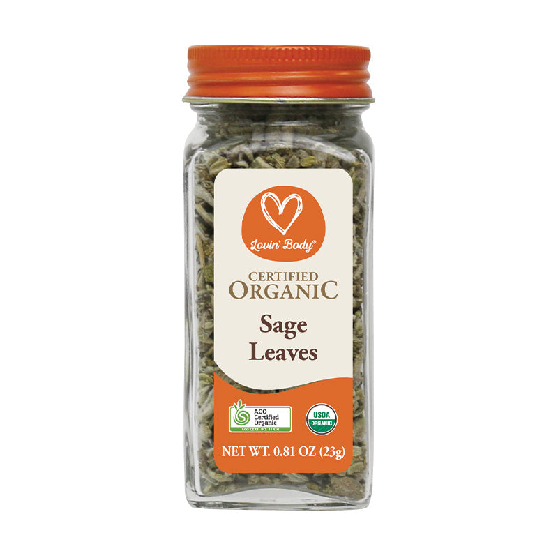 Lovin' Body Certified Organic Sage Leaves 23g