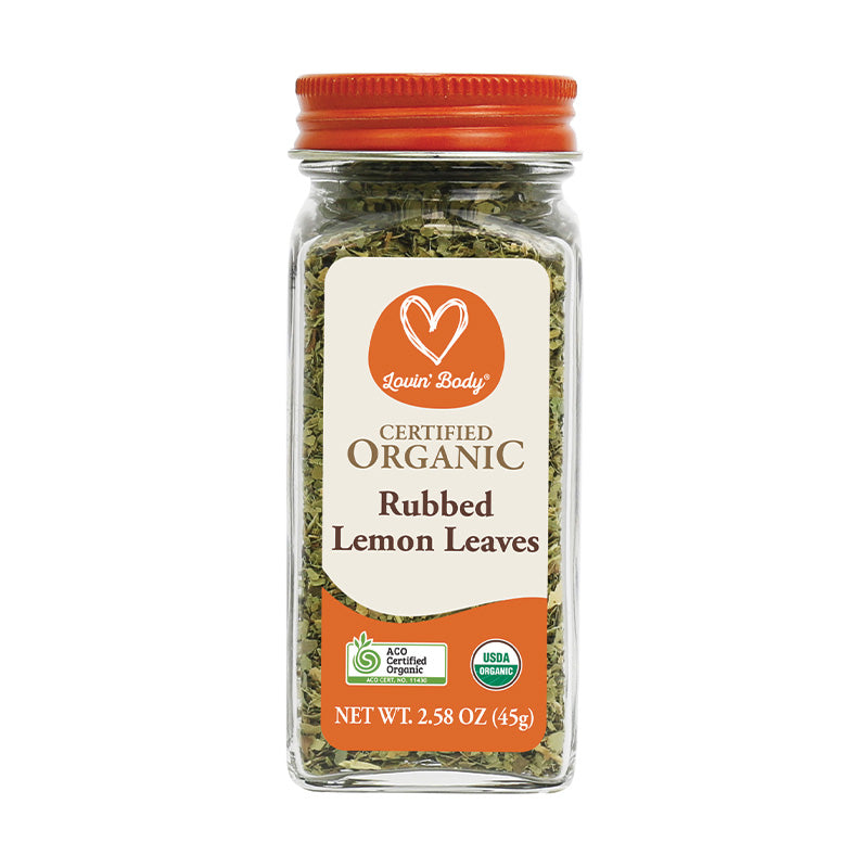 Lovin' Body Certified Organic Lemon Leaves 45g