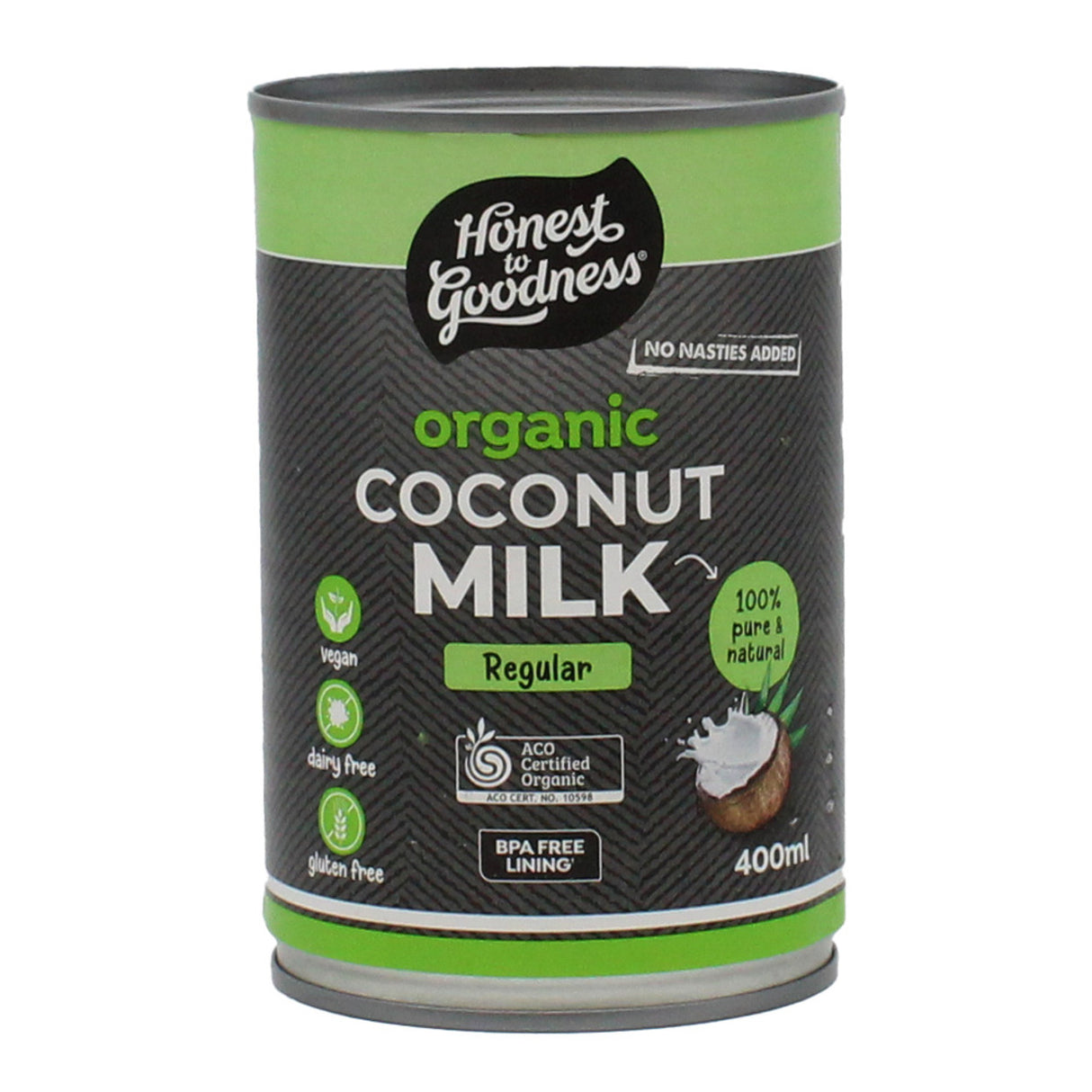 Honest To Goodness Organic Coconut Milk 400ml