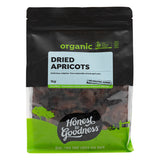 Honest To Goodness Organic Dried Apricots Sulphur Free 1kg