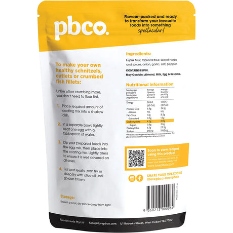 PBCo Southern Style Low Carb Crumb Original 300g