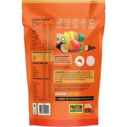 Protein Supplies Australia Protein Water Tropical Punch 800g