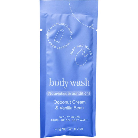 Epzen Body Wash Starter Pack Coconut Cream & Vanilla Bean 20g