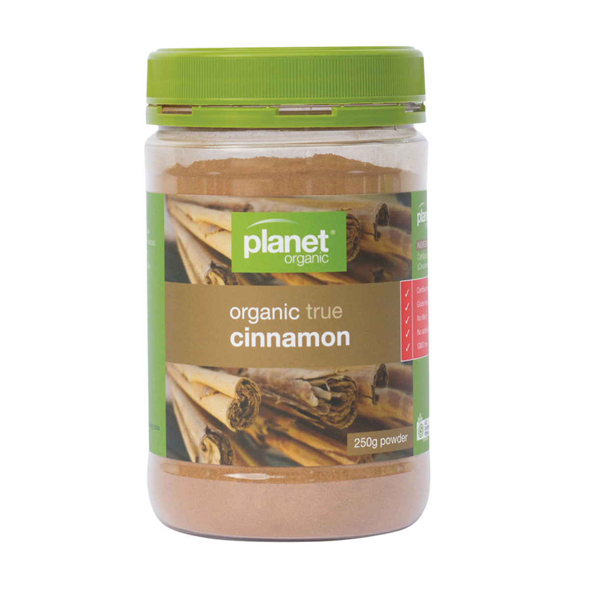 Planet Organic Organic Ground Cinnamon Jar 250g