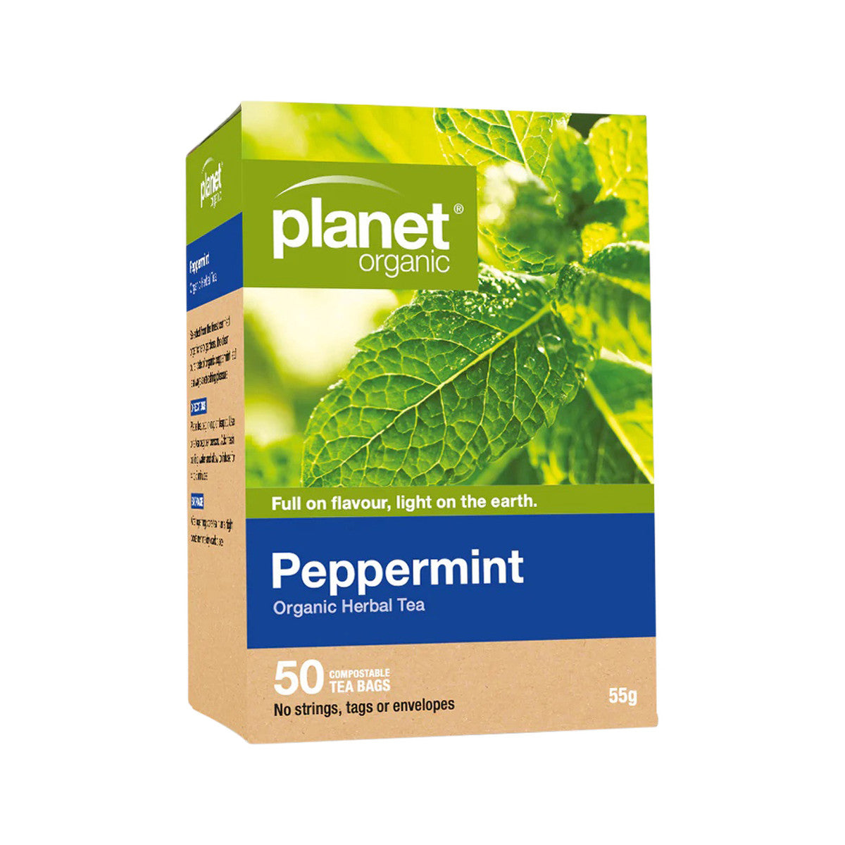 Planet Organic Peppermint Tea 50 bags/55g