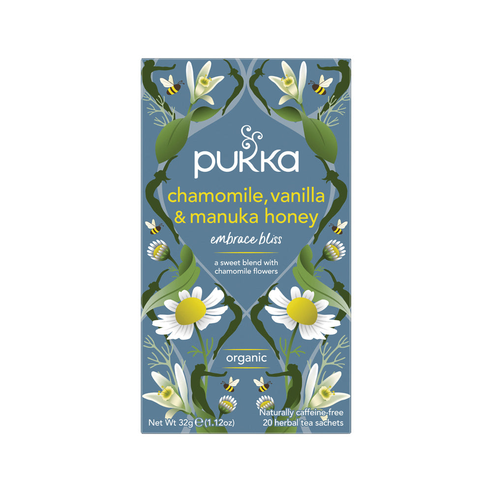 Pukka Organic Chamomile Vanilla & Manuka Honey x 20 Tea Bags