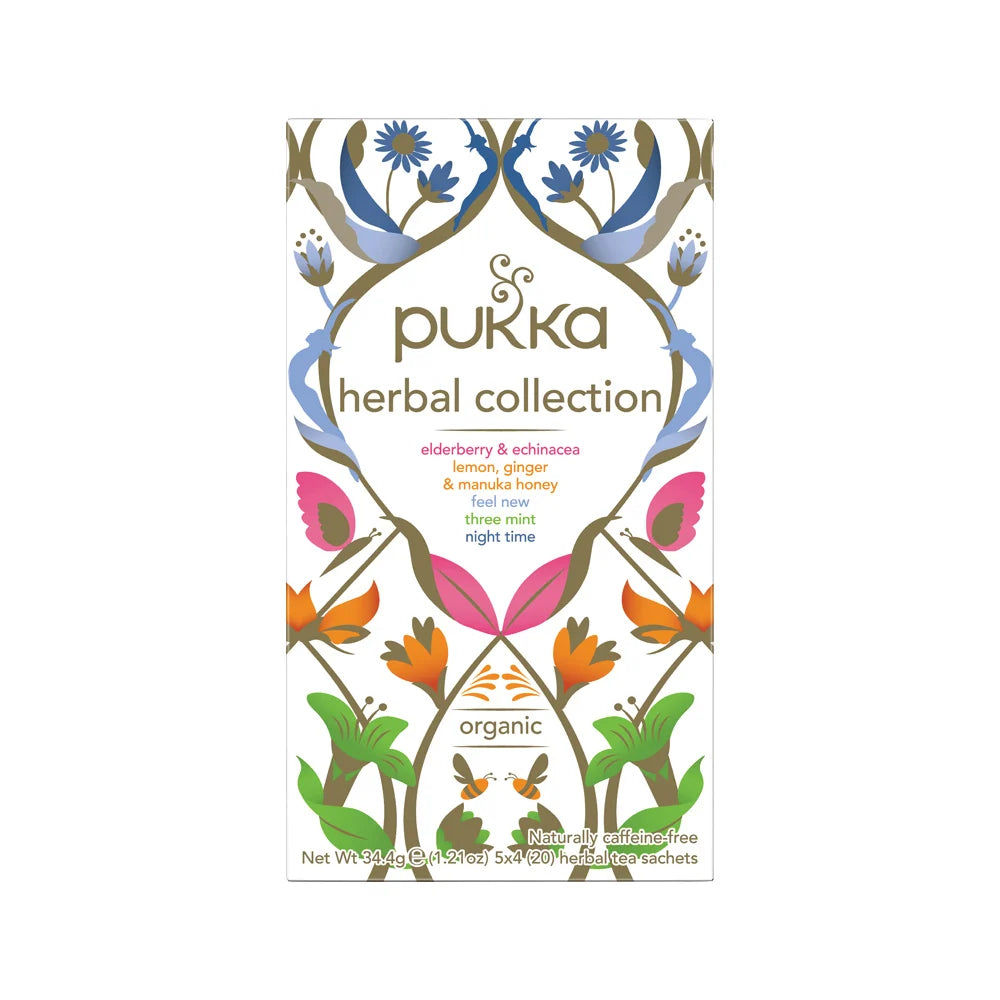 Pukka Organic Herbal Collection (5 Flavours) x 20 Tea Bags