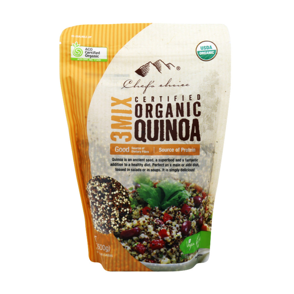 Chef's Choice Organic 3 Mix Quinoa 500g